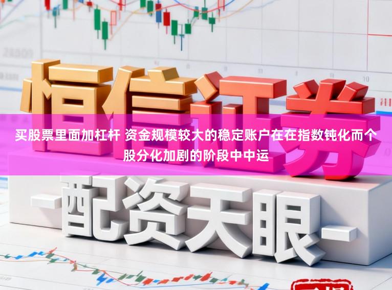 买股票里面加杠杆 资金规模较大的稳定账户在在指数钝化而个股分化加剧的阶段中中运