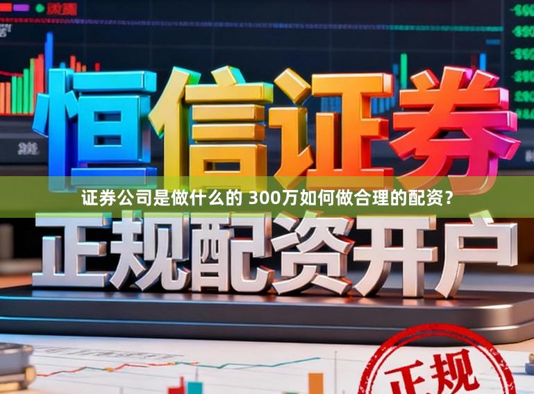证券公司是做什么的 300万如何做合理的配资？
